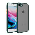 For iPhone 6 Plus - High Quality Matte PC Back Soft TPU Frame Shockproof Color Button with Camera Protection Lens Protection Camera Protective Back Cover Case For iPhone 6 Plus. 