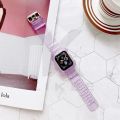 Neon Glacier Newest Transparent Sport Strap for Apple Watch Series SE 6 5 4 3 2 1 Silicone Clear for IWatch Band 38mm 40mm Glacier Limited Edition Silicone Strap TPU case 38mm 40mm 42mm 44m. 