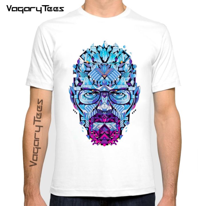 Breaking Bad Men T Shirts Retro T-Shirt TV Mr White Heisenberg Walter White Jessie Pinkman Funny Print Tees Short Sleeve Tops