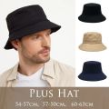 Big Head Man Large Size Bucket Hats Boy 60-63cm Plus Size Summer Fisherman Cap Women‘s 54-57cm Pure Cotton Panama UPF50+ Sun Hat. 