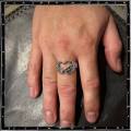 Skeleton Heart Ring for Girls – Adjustable Love Ring. 