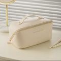 Makeup Storage Bag | Makeup Brushes Bag & Toiletries Organizers with Full of Storage | Cosmetic Brush Kit | Make Up Bags Pouch with Zipper for Travelling | Multipurpose Traveling Cosmetic Bags for Women. 