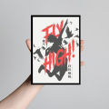 Anime Haiku Photo Frame for Manga Boys and Girls Digital Printed. 