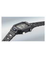 Casio General Standard Mens Black Resin Case Square Digital Bluetooth, World Time, Stop Watch, Step Tracker, Timer, Alarm, Calendar, Multi-Function Black Resin Band Watch-WS-B1000-1AVDF. 