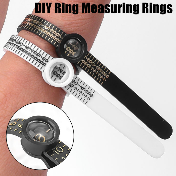 Ring Ruler Measurer Finger Coil Ring Sizing Tool EU Size US Size ...