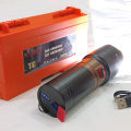 2KM range Aluminum Body Super Bright Flashlight XA-P801 Imported P80 Laser torch with Power bank. 