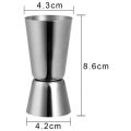 Stainless Steel 25/ 50 ml Jigger Bar Craft Dual Spirit Measure Cup Peg Measuring Cup for Bar Party tail Drink Shaker. 