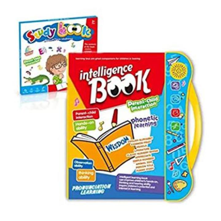 Intelligence book Sound Book for Children, English Letters & Words Learning Book, Fun Educational Toys. Activities With Numbers, Shapes, Animals phonetic learning book for Toddlers.