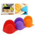 2 Pcs Silicone Mini Oven Gloves Heat Resistant Mini Oven Mitt Silicone Hot Pot Holder Cooking BBQ Kitchen 1PC. 