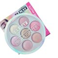 ELMAY 7 Color Professional Shiny Highlighter Makeup Palette. 