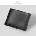 Pure Leather wallet for men branded cow leather latest design slim card holder wallets for men and boys | Black Brown Coffee. 