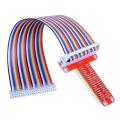 RPi GPIO Breakout Expansion Board + Ribbon Cable + Assembled T Type GPIO Adapter 20cm FC40 40pin Flat Ribbon Cable for Raspberry Pi 3 2 Model B & B+ SC05. 