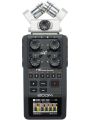 Zoom H6 All Black 6-Track Portable Recorder, Stereo Microphones, 4 XLR/TRS Inputs, Records to SD Card, USB Audio Interface, Battery Powered, Podcasting and Music. 
