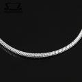 Unisex Necklace Stylish Titanium Steel Snake Chain Necklace Trendy Collarbone Jewelry for Men Women Fashionable Black Top Accessory Ideal for Southeast Asian Buyers Elegant Necklace. 