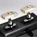 Premium Quality Silver Sports Car Cufflinks. 