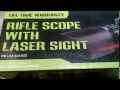 ryfle scope wiyh lasser sight m9 ls3-10x42e. 