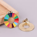1 Pcs Enamal 17 Colors Sustainable Development Goals Brooch United Nations Sdgs Pin. 