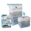 Cube Vacuum Bag Space Saver Organizer Compression Vacuum Sealer Storage Bags for Quilts and Clothes - 4 Corner Air Exhaust.. 