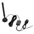 ANT-308 PLUS Indoor Digital HDTV Antenna TV FM Radio Antenna Aerial Amplifier 25dB 85-112Mhz USB Power. 