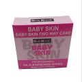 Baby Skin Two Way Cake Silk Enriched Shine Reduction Powder Compact and Face Powder - Ivory - 20g. 
