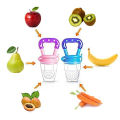Pack Of 2 Baby Food Pacifier Chusni & Silicone Teething Brush. 