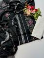 Embroided 3 Piece Suit For Women Paper Cotton Shirt Dupatta with COMPUTER KACHA TARKASHI EMBROIDERY and White Cotton Chikankari Trouser Ashrafi Ashrafi Customized. 