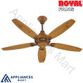 Royal Fans Ceiling Fan Ornament Model 5 Blades Copper 56 Inches Gold Pine. 