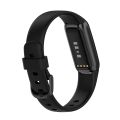 For Fitbit Luxe Silicone Color Buckle Watch Band, Size:S(White). 