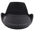 DC-SN Flower Crown Lens Hood Petal Shape for 62mm Lens Black. 