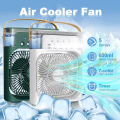 Portable Fan Air Conditioners USB Electric Fan LED Night Light Water Mist Fun 3 In 1 Air Humidifie For Home. 