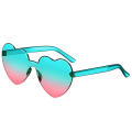 UV protection Heart-shaped Sunglasses Elegant Lightweight Fashionable Heart-shaped glasses Jelly material Outdoor Gradient heart sunglasses for Beach Summer vacation Outdoor activities Fashion events Travel accessory. 