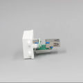 USB 3.0 Slot Socket Outlet Fit for 86mm 120mm  Blank Wall Panel Faceplate Directly Plug Female to Female. 