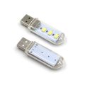 Portable USB LED Book Lights 3 LEDs Bulb 5V Power Input White/Warm White Light USB Night Light For Power Bank PC Laptop Notebook. 