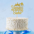 PERSONALISED Custom Umrah Mubarak Cake Topper in Glitter, Birthday Cake Decoration, Islamic Toppers & Party Decoration with Any Name. 