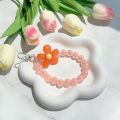 1Pc Colorful Beaded Flower Phone Charm – Jewelry Style Lanyard Strap for Girl Mobile Accessories | Phone Wrap Gallery. 
