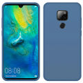 Liquid Silicone Soft Cover For Huawei Mate 20 X Shockproof Phone Case. 