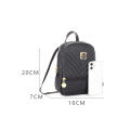 PU Small Backpack Trendy Shoulder Bags Fashion School Bag for Daily Use Travel College Students Urban Fashion Accessory Storage. 
