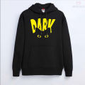 New Dark Printed Hoodie for Winter Warm Fleece Pullover Drawstring Hood Top Quality Hoodies For Men and women's. 