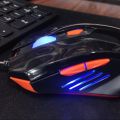 Gaming Keyboard with Mouse, Wired PC Keyboard with Gaming Mouse, 26 Knoflict-Free Ergonomic Keyboard Gaming Keyboard and Mouse Set (Black) LarmTek L9000. 