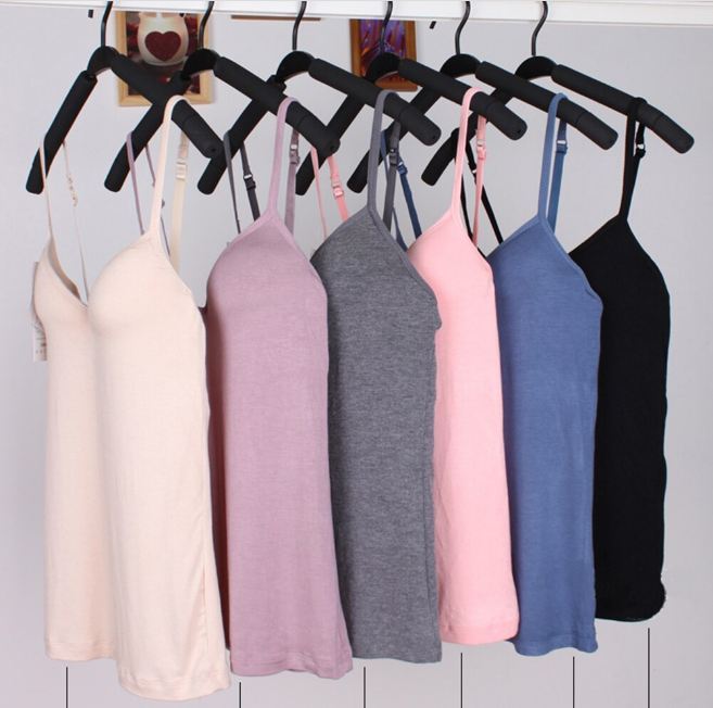 Camisole%20Padded%20Long%20Bra%20Tank%20Top%20Women%20Modal%20Spaghetti%20Solid%20Cami%20Top%20Vest%20Female%20Camisole%20With%20Built%20In%20Bra%20Fitness%20-%20Image%204