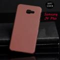 Back Cover For Samsung J4 Plus - Brown Soft Cover. 