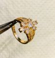 women and girls 22k gold plated casting finger ring. 