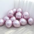50 Pcs Metallic Balloons - Pure Shinning Balloons For Birthday Party Decoration. 