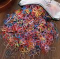 1000 Pcs Baby Girls Colorful Disposable Rubber Band - Kids Elastic Hair Band - Hair Tie Ponytail. 