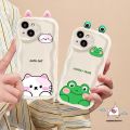 For Infinix Smart 6 5 7 6Plus Hot 30 10 8 12 20 11 9 Play Hot 30i 9 8 10Lite Note 12 G96 Cute Animal 3D Doll Ear Sweet Cat Little Bear Frog Case Cartoon Couples Wavy Curved Edge Soft Cover. 