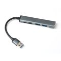 5 in 1 Type C HUB High Speed USB3.0 HUB Splitter Card Reader Multiport with SD TF Ports for Macbook Computer Accessories HUB USB. 