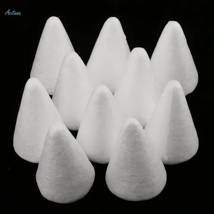 20Pcs%2068mm%20White%20Cone%20Shape%20Styrofoam%20Foam%20Craft%20Polystyrene%20Material%20DIY%20-%20Image%208