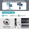 KNUP KP-M0023 USB Condenser Studio Microphone – Superior Audio Capture for Professional Sound Quality USB Condenser Studio Microphone – Mixer Condenser Mic for Computer, Plug and Play, Compatible with Laptop, Desktop, Mac & Windows. 