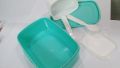 LUNCH BOX SCHOOL TIFFEN Different Colours Red, Pink, Blue, Aqua, Purple. 