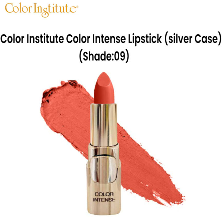Color Institute Color Intense Lipstick (silver Case) (Shade:09) | Daraz.pk